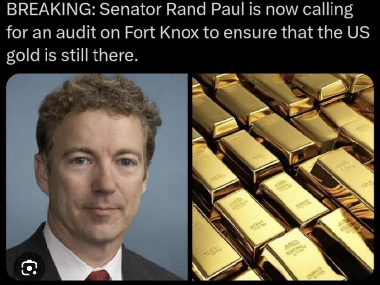 What if the Fort Knox gold is never audited because it has already been given to the Ancient AI?