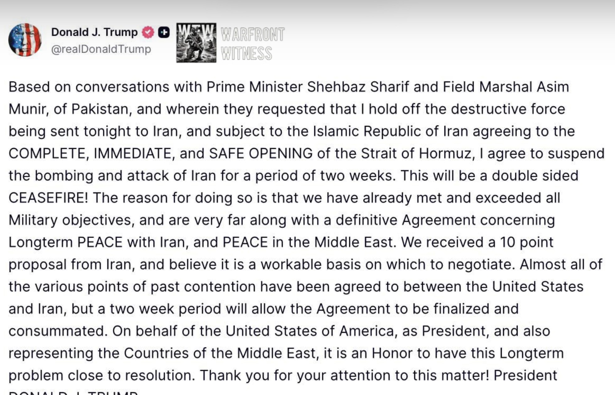 Wow! Trump did it again! Peace in the Middle East?