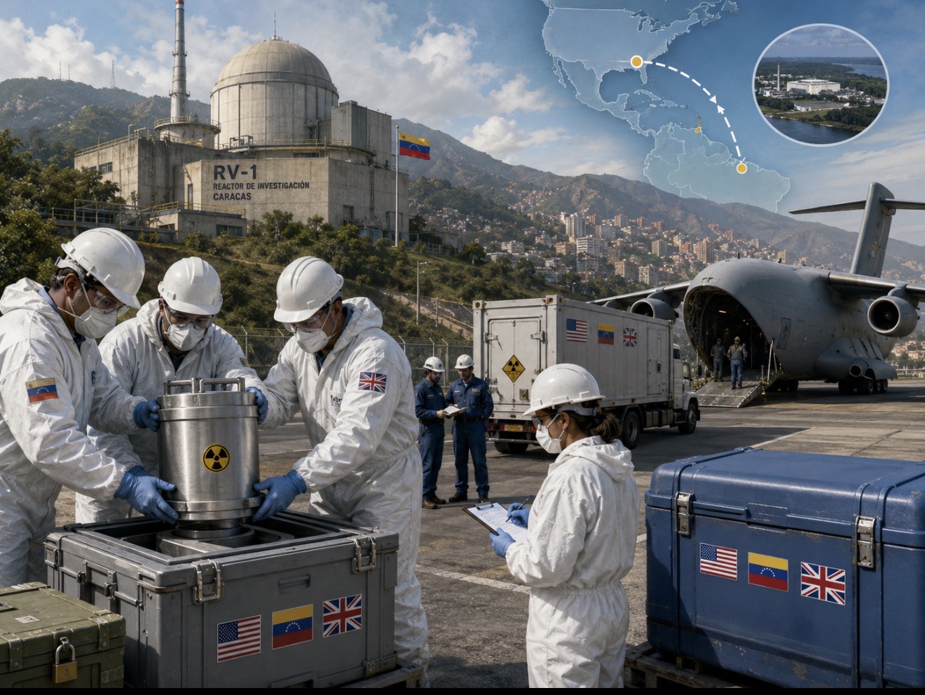 The USA announced that they just complete the extraction of enriched Uranium from Venezuelan Reactors