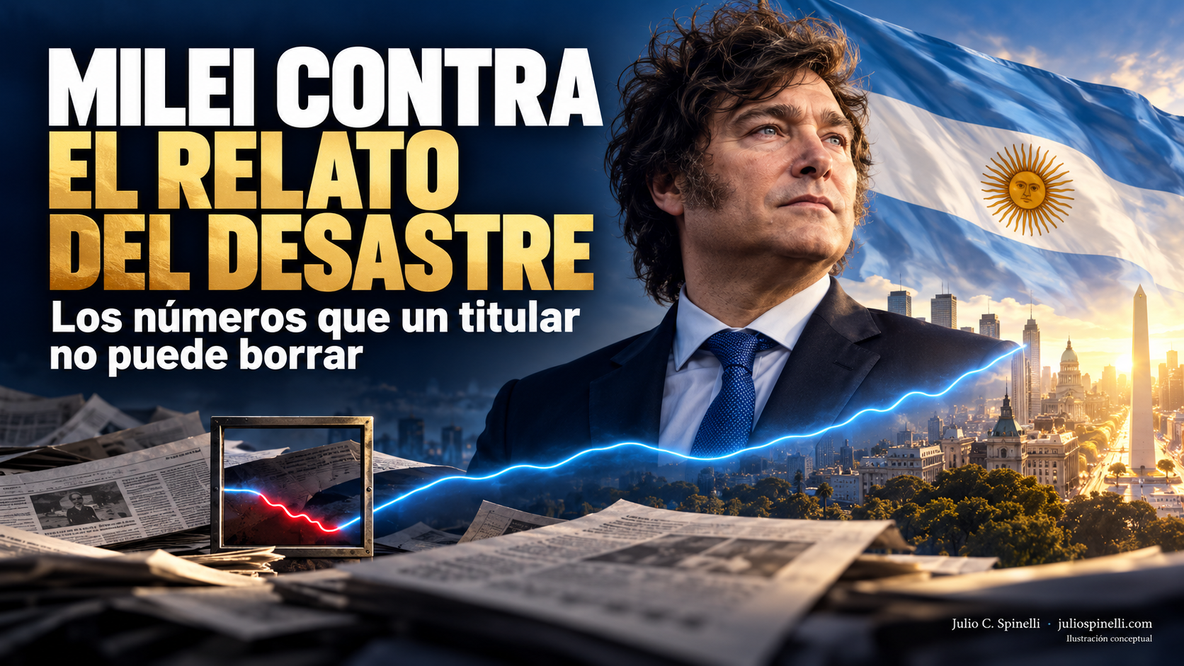 Milei contra el relato del desastre: los números que un titular no puede borrar