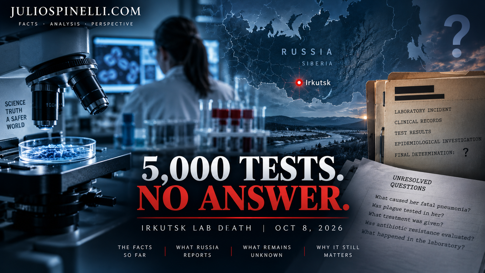 5,000 Tests. One Unexplained Death: Russia Denies Second Infection as WHO Demands Clarity